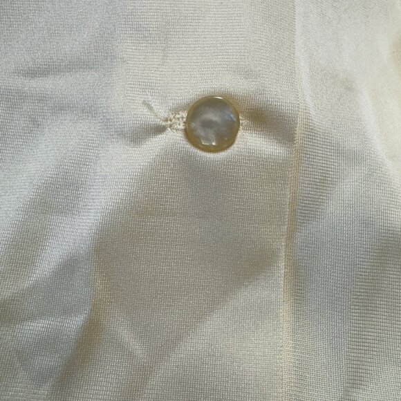 Vintage Shadow Line Nightgown & Robe Set Yellow Size Medium NWOT - Picture 10 of 15